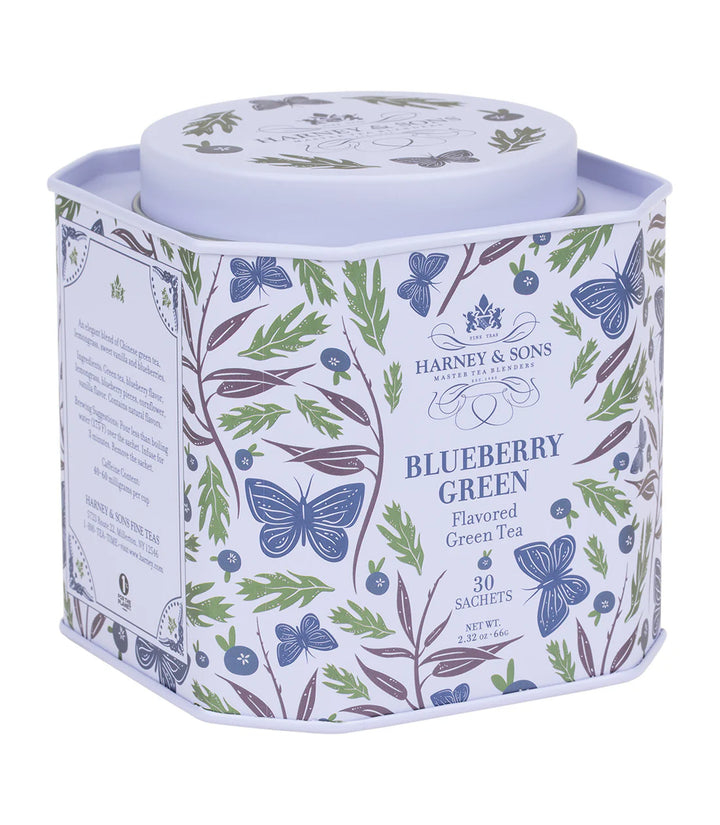 Harney & Sons Blueberry Green Tea - HRP - 30 Sachets