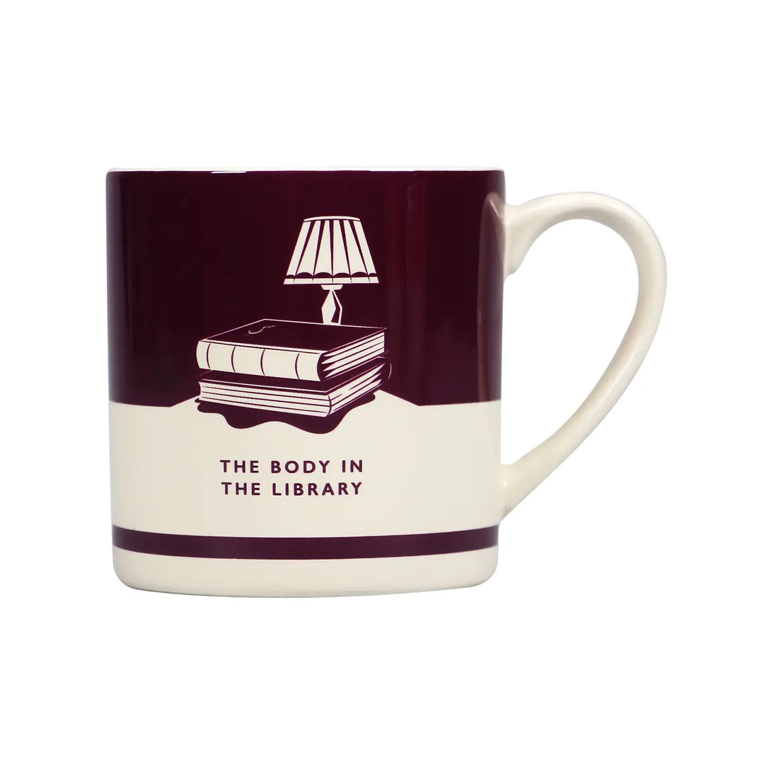 Agatha Christie "Body in the Library" Ceramic Mug