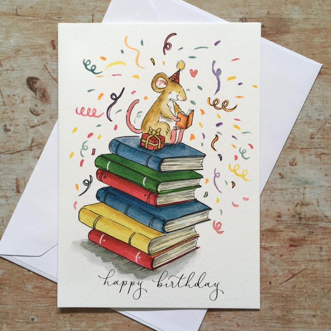 Book Lover Birthday Card Book Lover Birthday Card