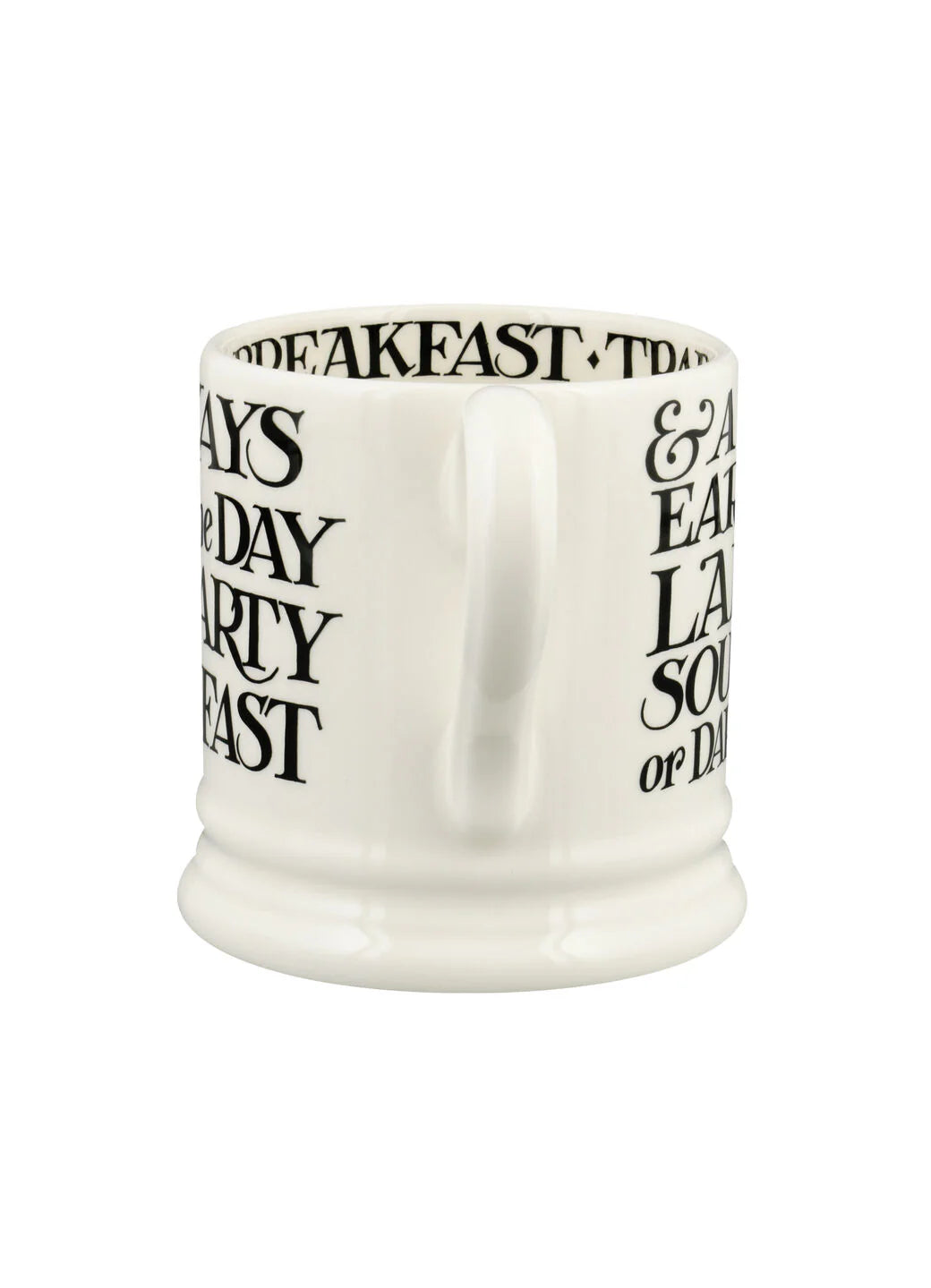 Black Toast Breakfast Tea 1/2 Pint Mug