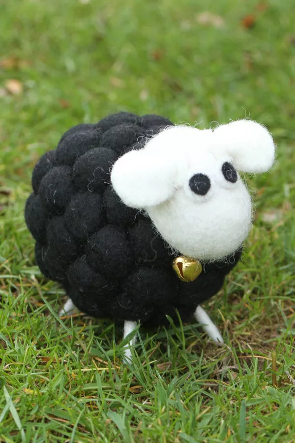 Brenda The Black Sheep Felt Sheep