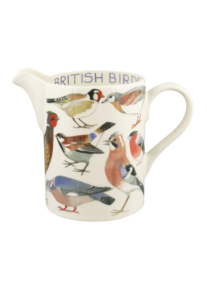 British Birds Large Straight Jug