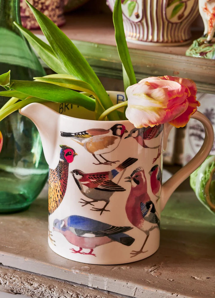 British Birds Large Straight Jug