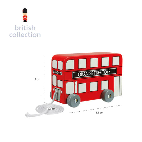 London Bus Pull Along Toy