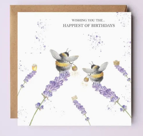 Busy Bee Birthday Card