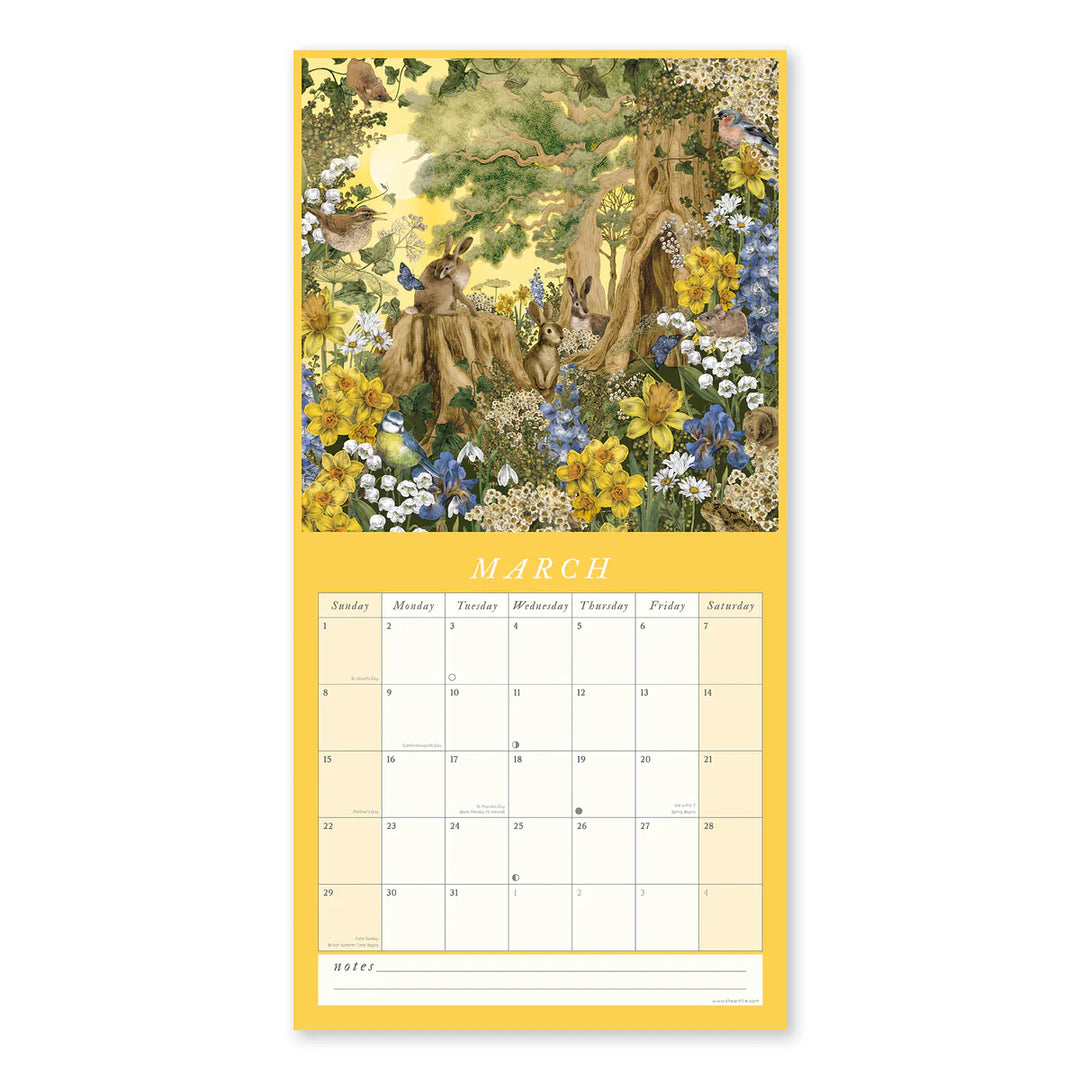 Into the Forest 2026 12-Month Wall Calendar