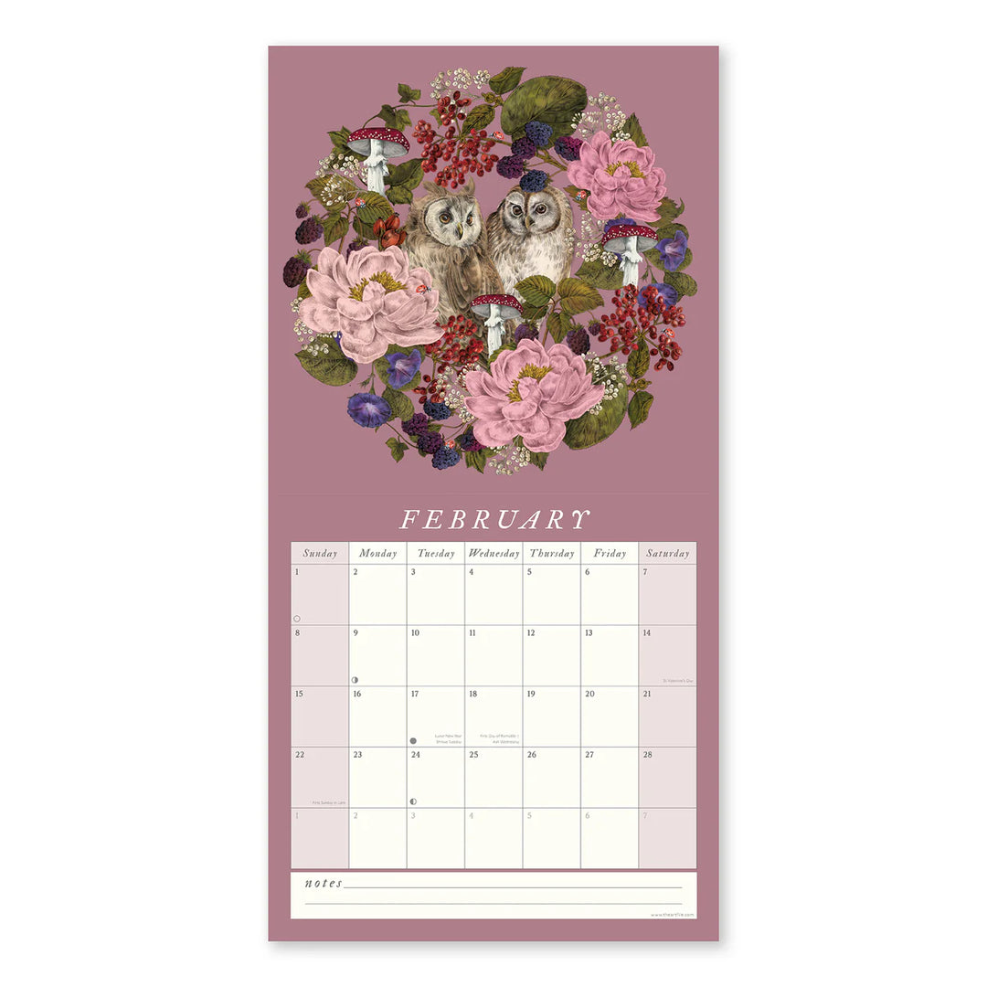 Into the Forest 2026 12-Month Wall Calendar
