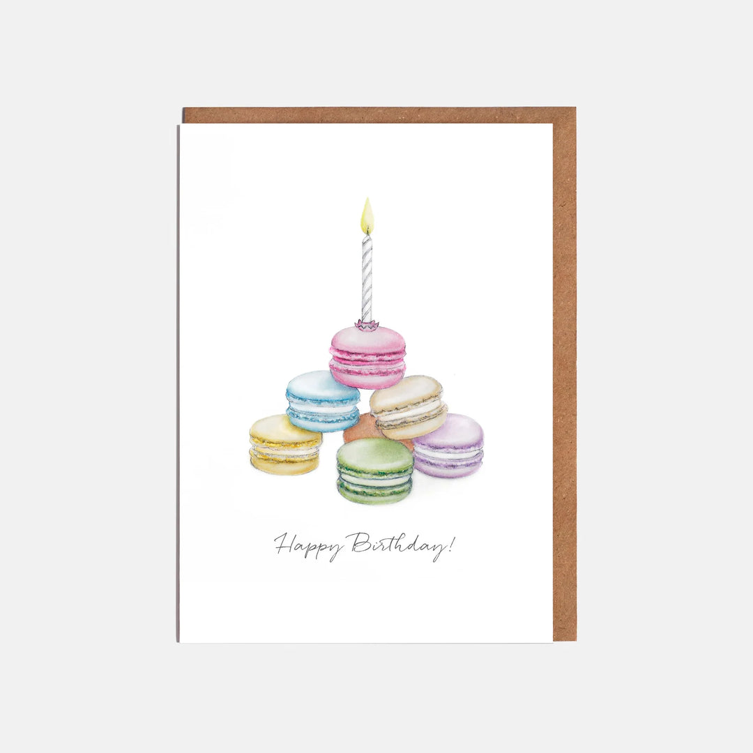 Macaron Mountain Birthday Card