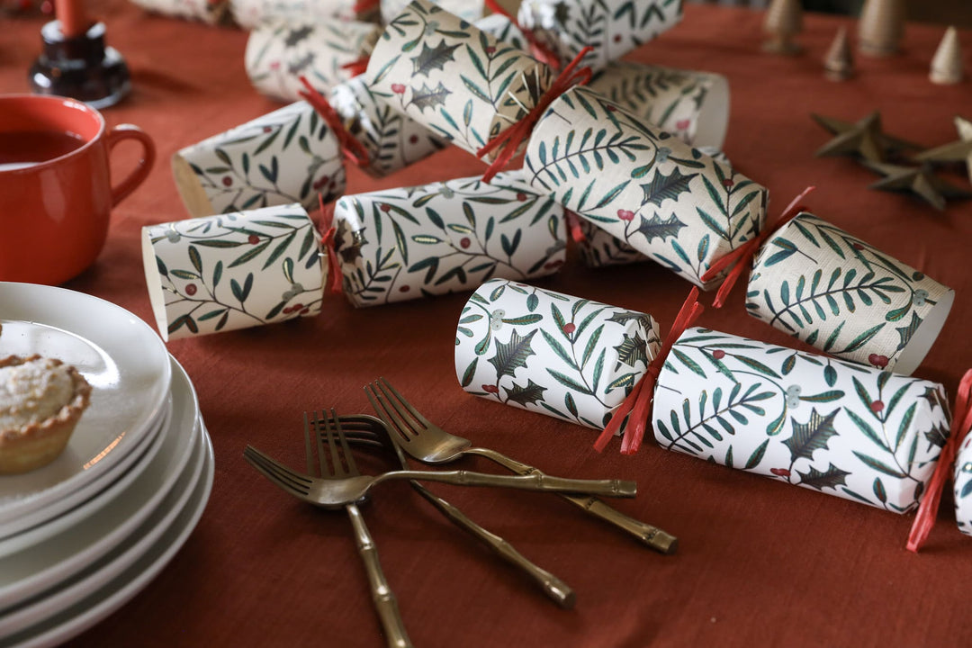Rustic Foliage Crackers Box of 6