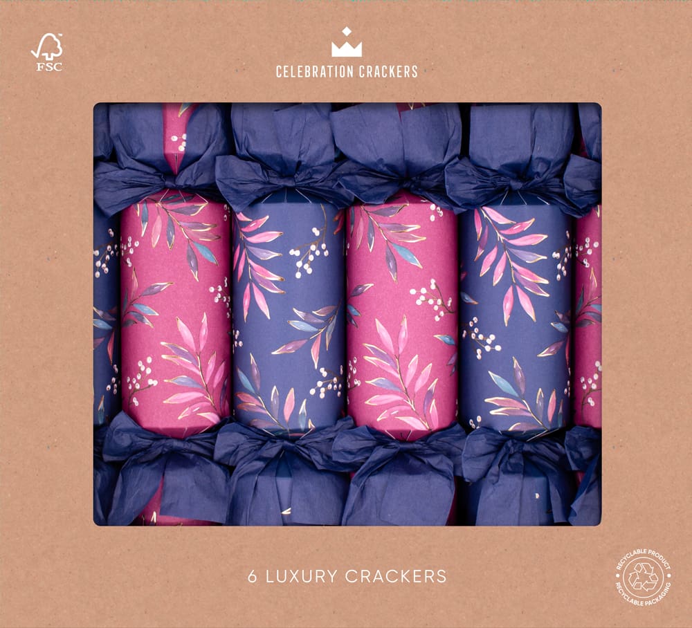 Jeweled Sprig 13"  Crackers Box of 6