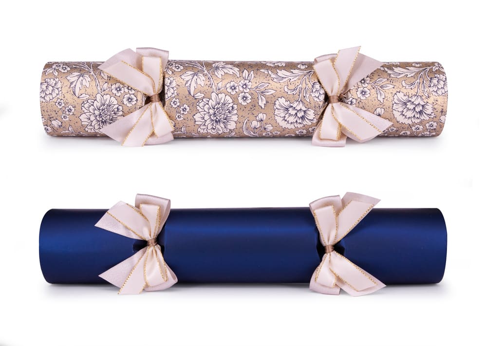 Gilded Azure 13in Luxury Crackers Box of 6