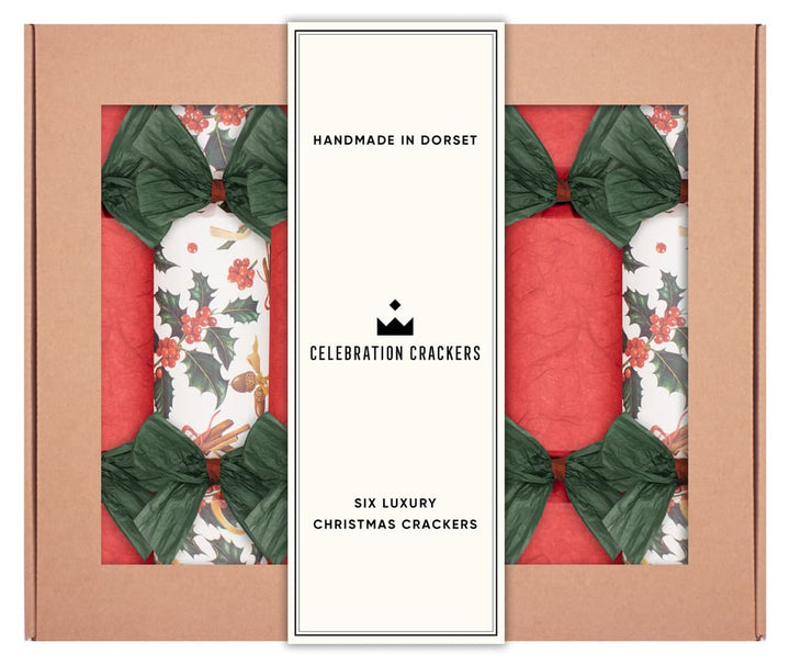 Cinnamon Rouge 13in Luxury Crackers Box of 6