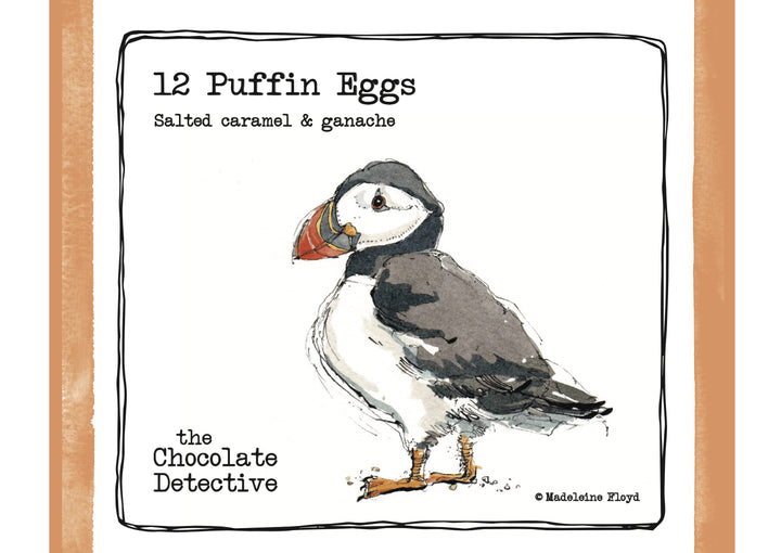 12 Puffin Eggs by The Chocolate Detective