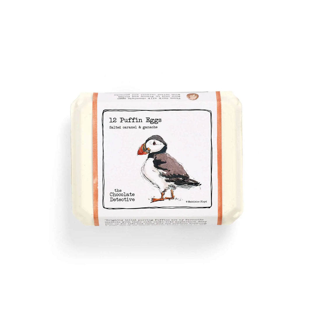 12 Puffin Eggs by The Chocolate Detective