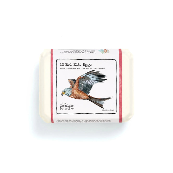12 Red Kite Eggs by The Chocolate Detective