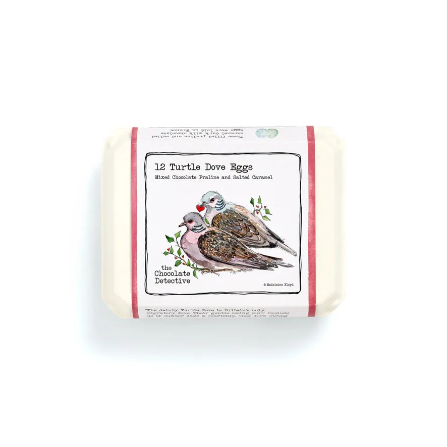 12 Turtle Dove Eggs by The Chocolate Detective