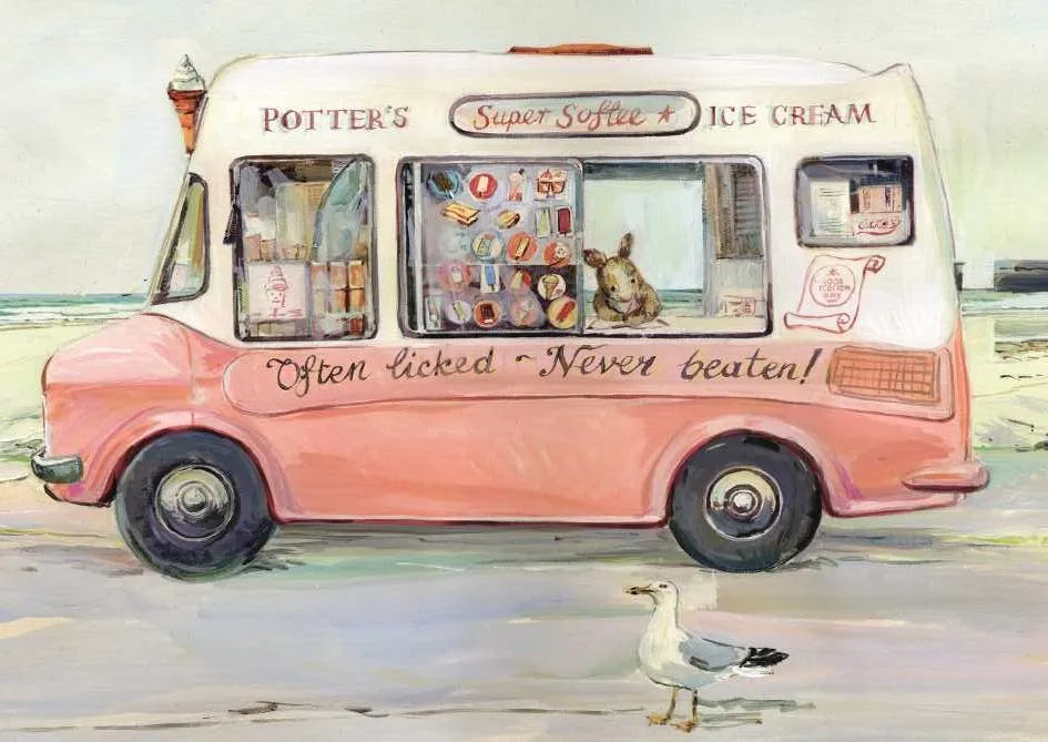 Ice Cream Van Greeting Card
