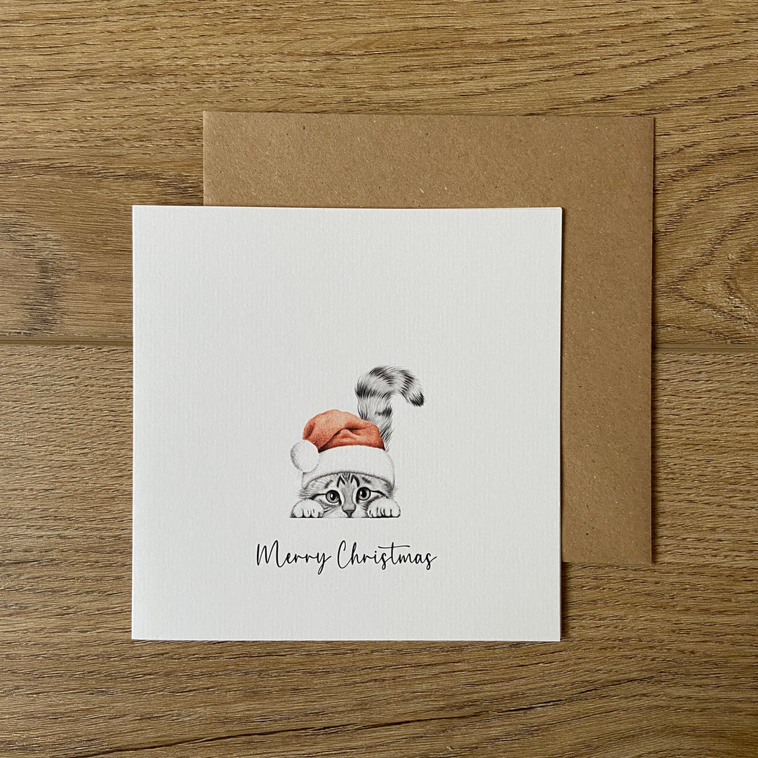 Chester Cat Christmas Greetings Card
