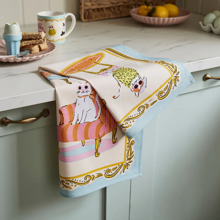 Cool Cats Cotton Tea Towel