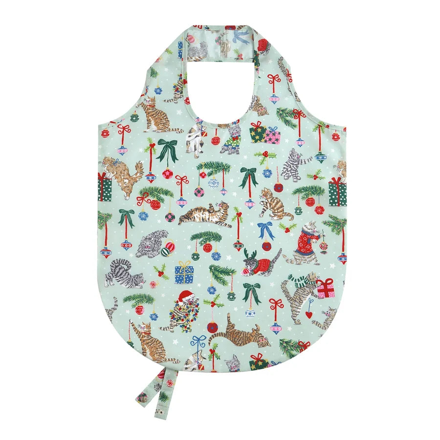 Christmas Cats Packable Bag