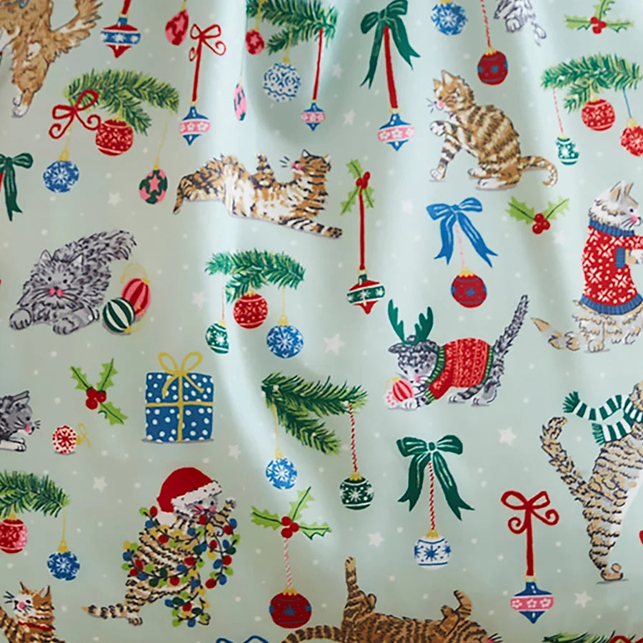 Christmas Cats Packable Bag