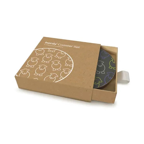Herdy Melamine Marra Set of 4 Coasters- Boxed