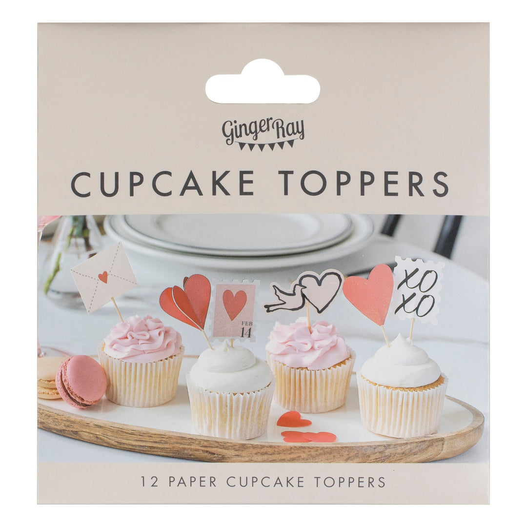 Valentines Cupcake Toppers