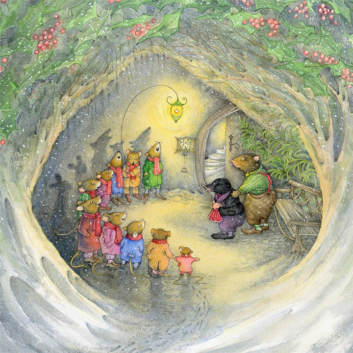 The Carol Singers Greeting Card