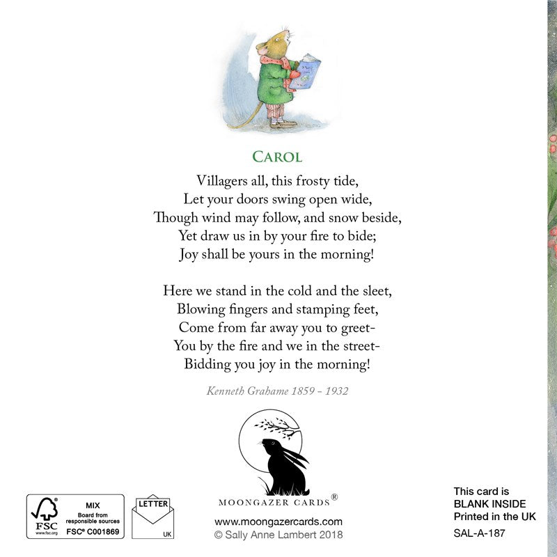 The Carol Singers Greeting Card
