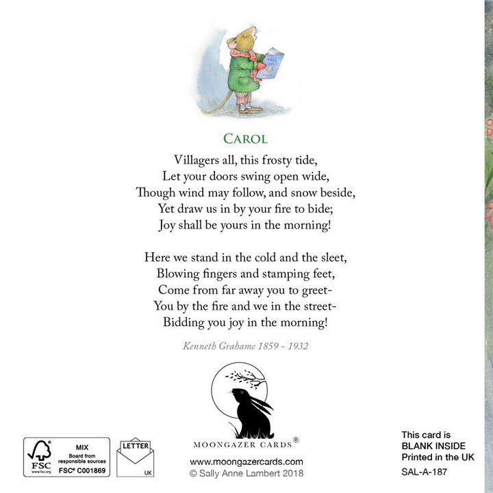 The Carol Singers Greeting Card