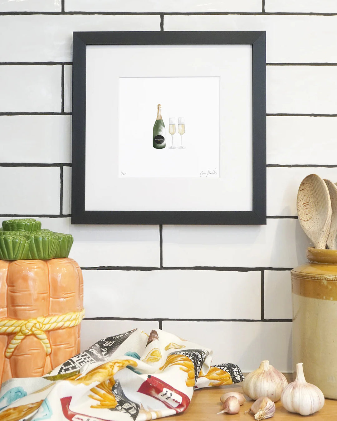 Celebratory Champagne Limited Edition Print by Corinne Alexander