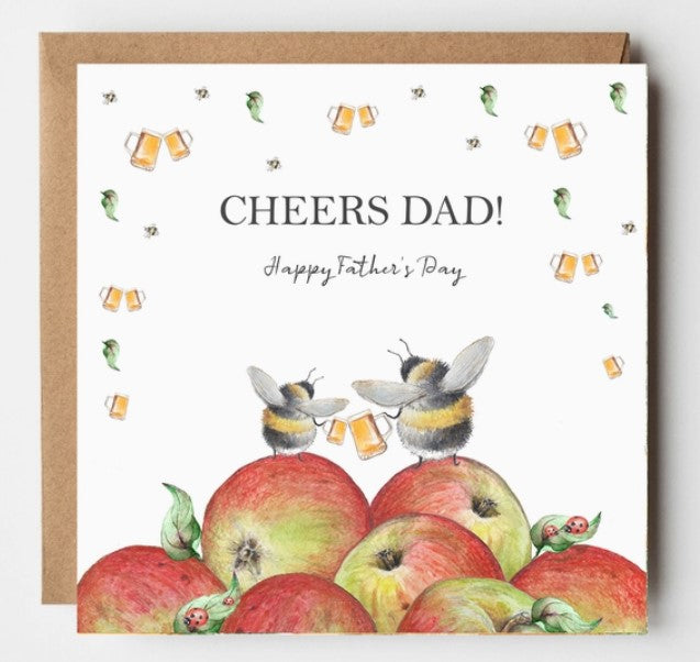 'Cheers Dad!' Cider Father's Day Card