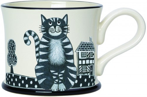 Cheshire Cat Mug by Moorland Pottery