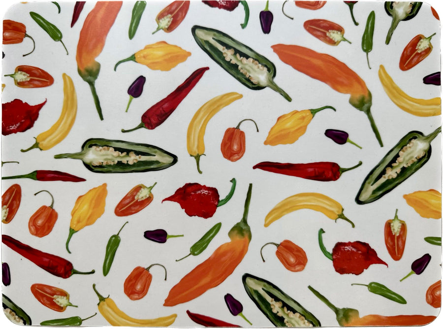Chili Large Placemat by Corinne Alexander