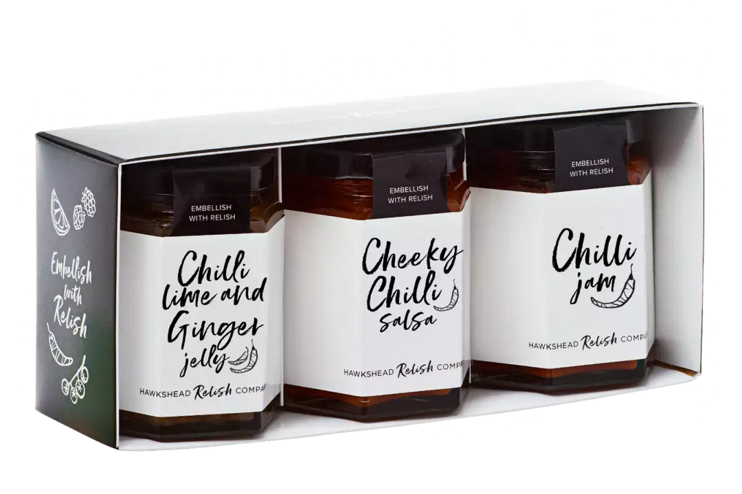 Chilli Lovers Triple Pack by Hawkshead Relish
