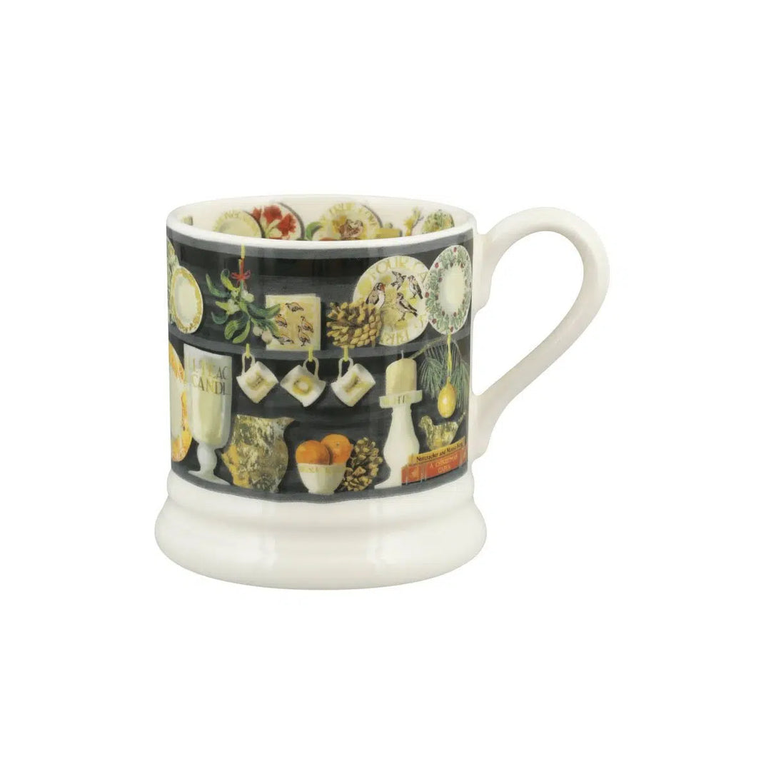 Green Christmas Dresser 1/2 Pint Mug