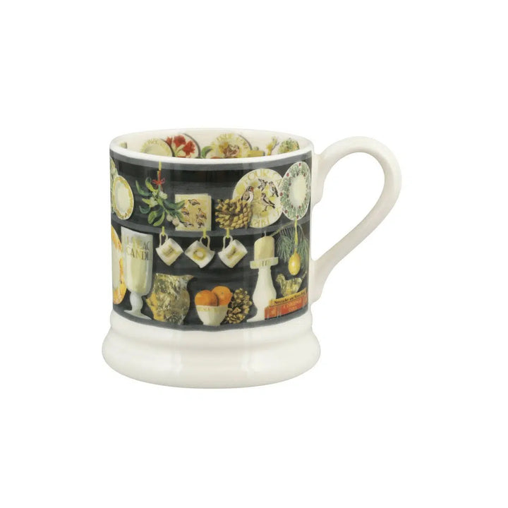 Green Christmas Dresser 1/2 Pint Mug