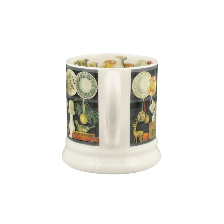 Green Christmas Dresser 1/2 Pint Mug