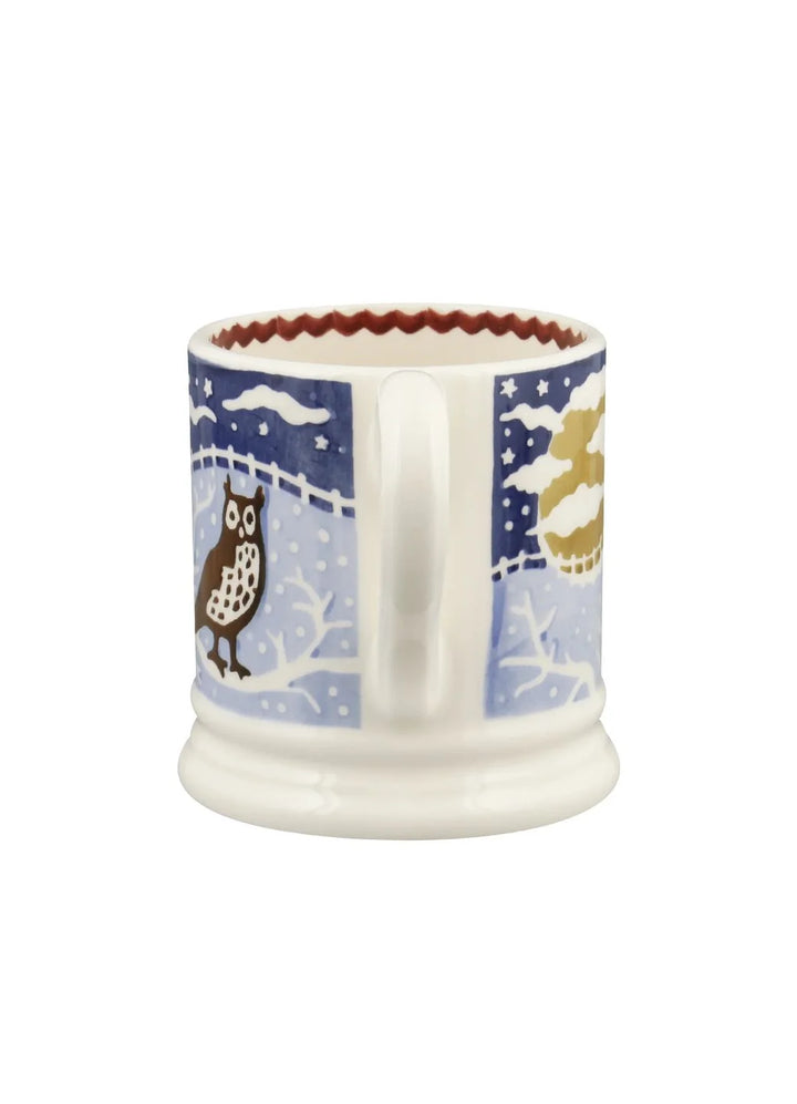 Christmas Icons Owl 1/2 Pint Mug