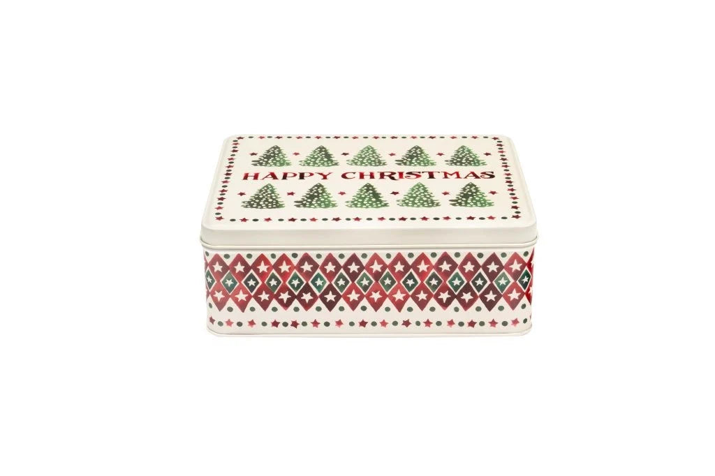 Christmas Joy Deep Rectangular Tin