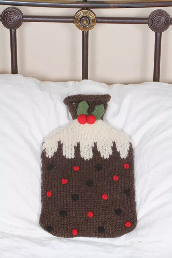 Christmas Pudding Hot Water Bottle