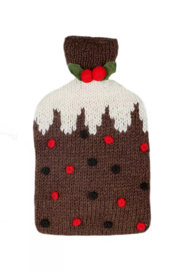 Christmas Pudding Hot Water Bottle