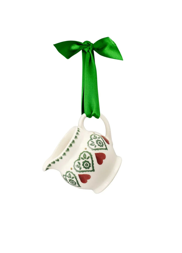 Christmas Sampler Tiny Jug Decoration Boxed