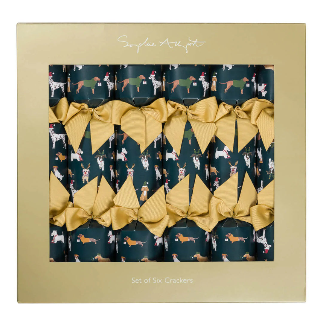 Christmas Dogs Crackers - Set of 6