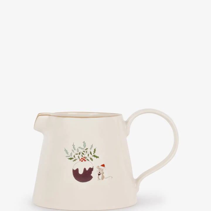 Christmas Puddings Large Stoneware Jug