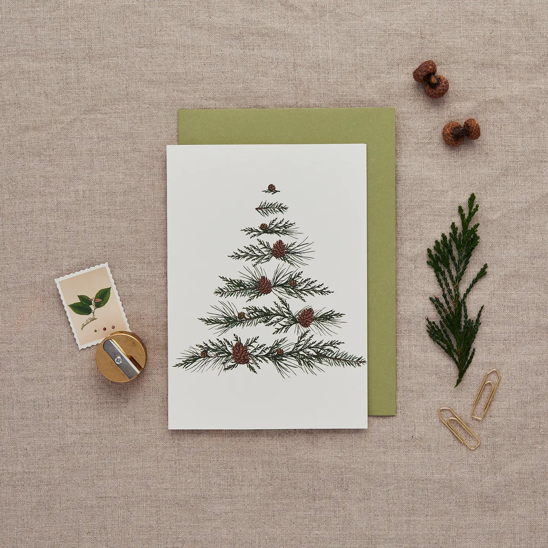 Christmas Tree - Christmas Card - Festive Foliage Collection