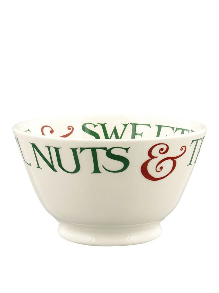 Christmas Toast Small Old Bowl