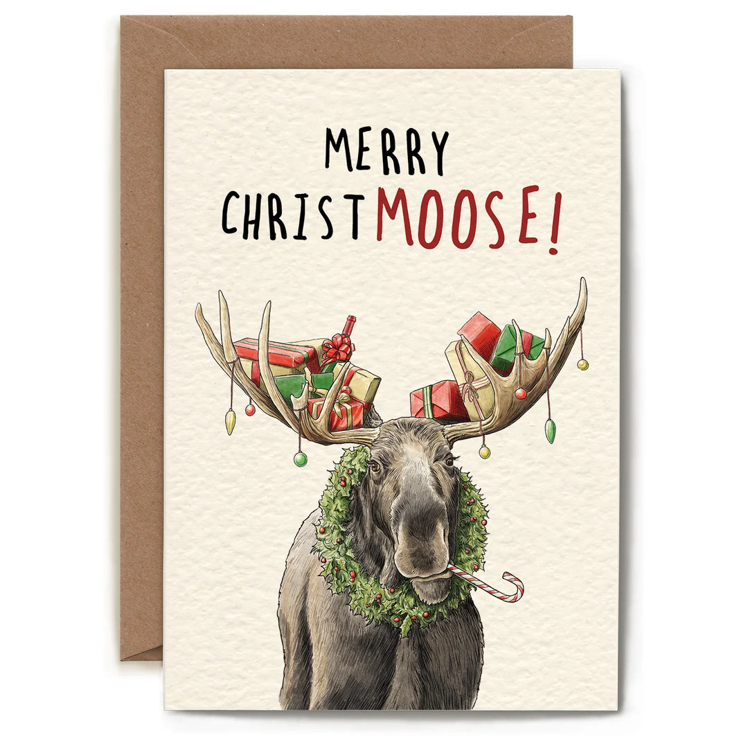 Christmoose Christmas Greetings Card