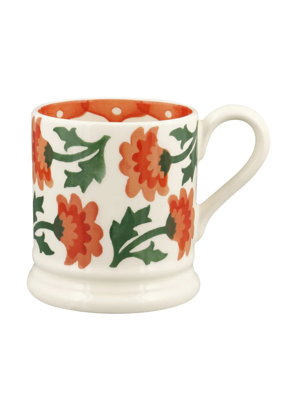 Chrysanthemum Hand-Stamped 1/2 Pint Mug