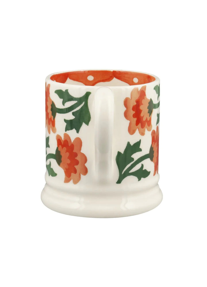 Chrysanthemum Hand-Stamped 1/2 Pint Mug